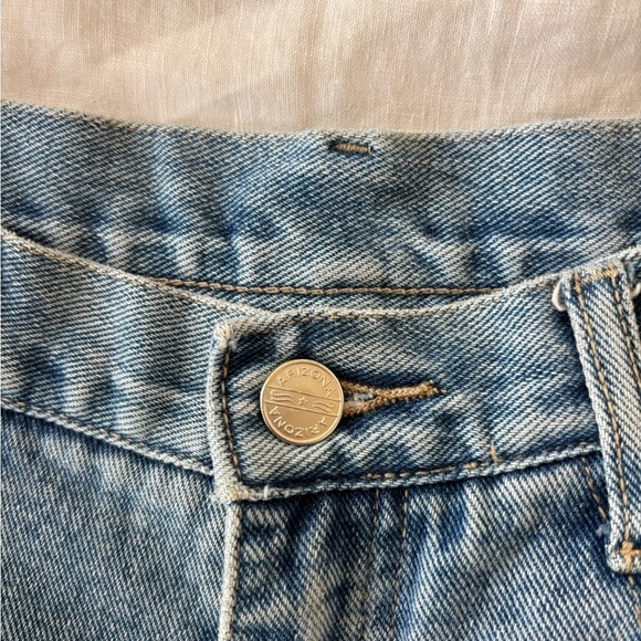 Vintage Embroidered Wide Leg Flare Jeans - Picture 4 of 6